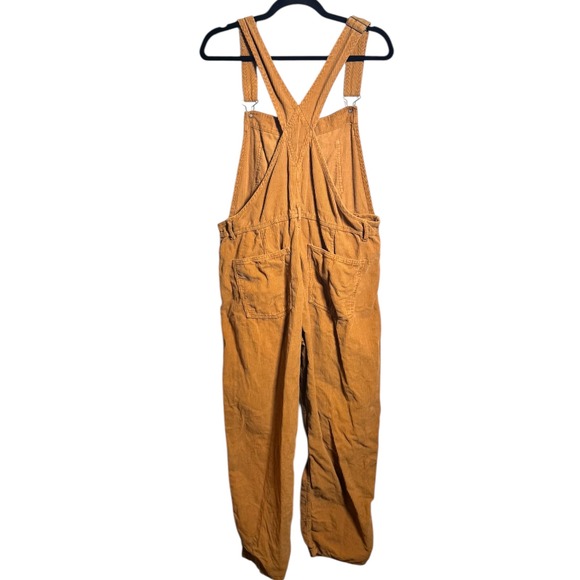 Free People We the Free Golden Ziggy Corduroy Overalls | Size L | EUC - Picture 5 of 7
